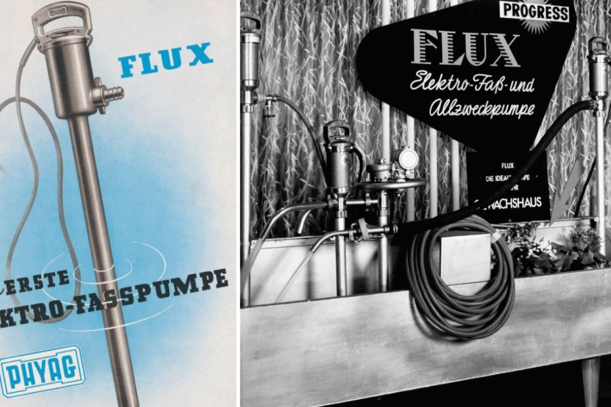 Il y a 70 ans : l’invention de la pompe vide-fût et la création de la marque FLUX